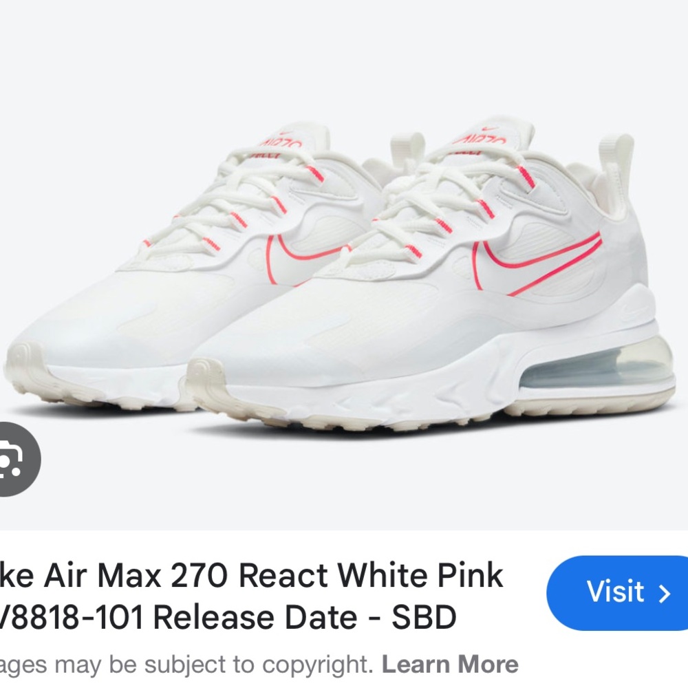 W AIR MAX 270 REACT - image 1